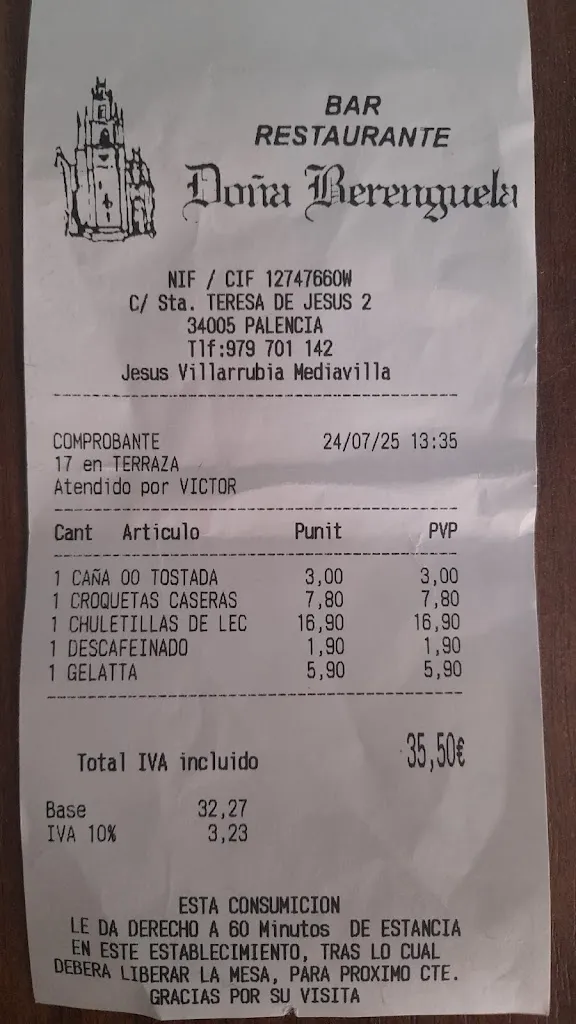 DEREK MORGAN_Doña Berenguela/La Andaluza_Tabanera de Cerrato_review