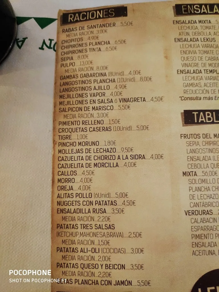 Menu_Cervecería Lekus_Venta de Baños_image_1