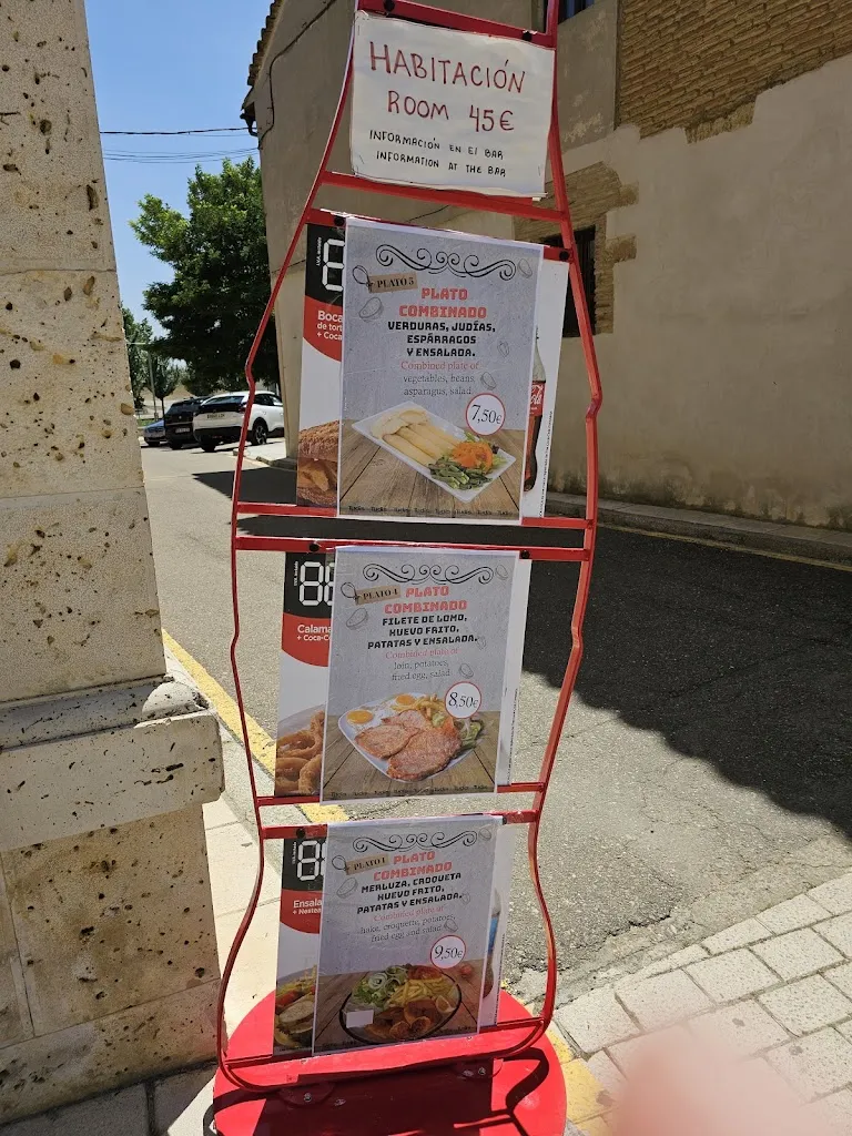 Menu_Bar Hostal Las Cantigas_Villalcázar de Sirga_image_3