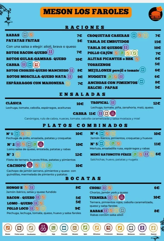 Menu_Mesón Los Faroles_Velilla del Río Carrión_image_1