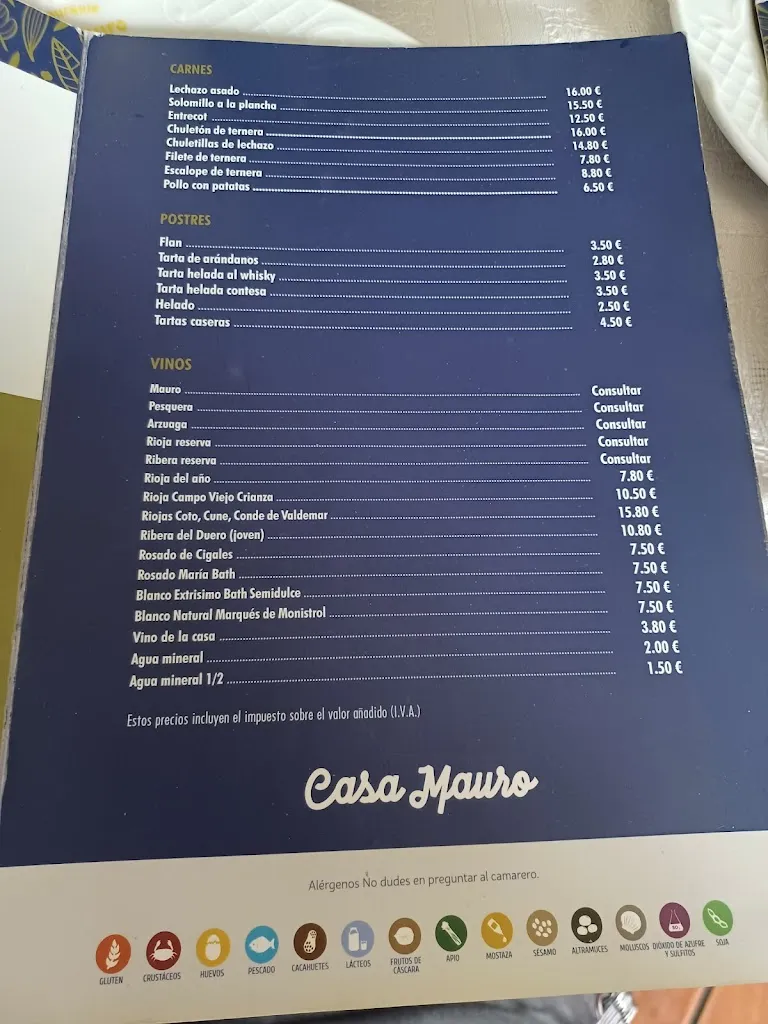 Menu_Casa Mauro_Velilla del Río Carrión_image_2