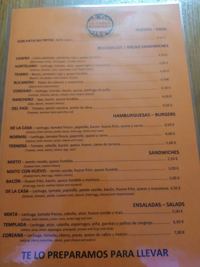 Menu_La Tabla Redonda_Velilla del Río Carrión_image_2