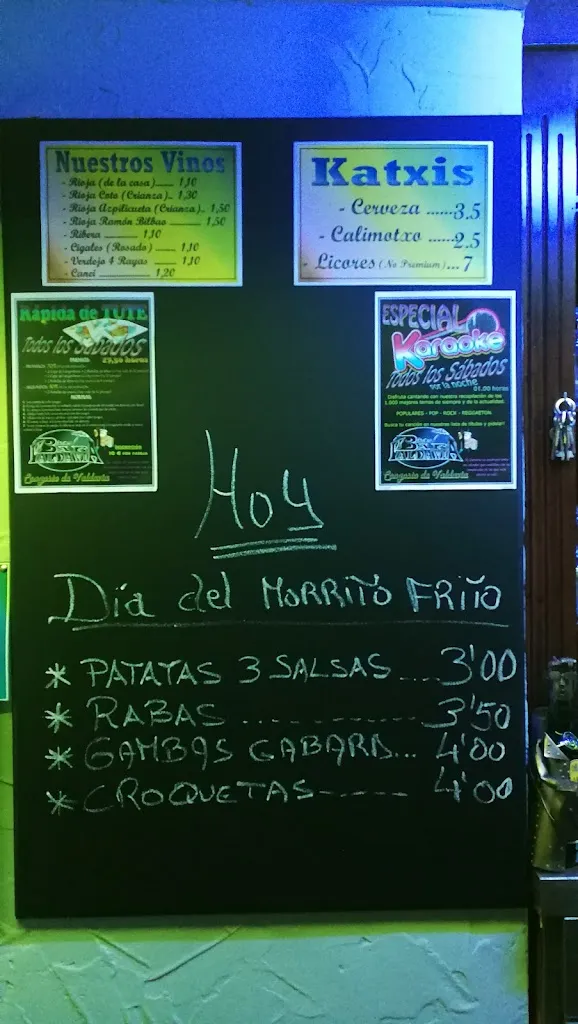 Menu_Disco Bar Valdavia_Villanuño de Valdavia_image_3