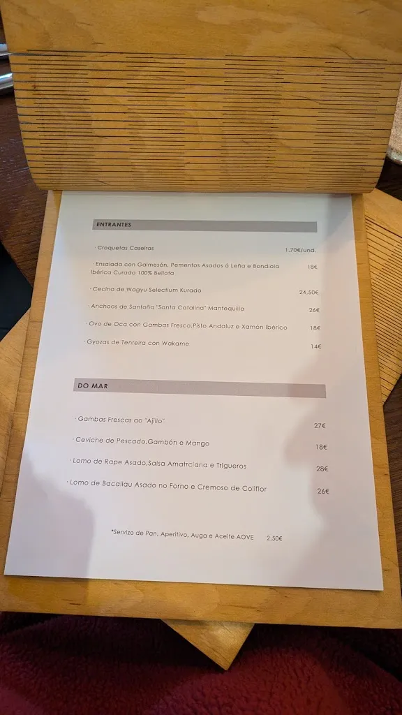 Menü_A Cunca_Cabana de Bergantiños_Bild_2