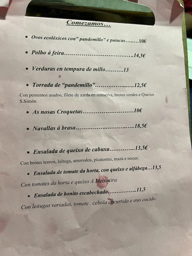 Menu_Pandemillo Taberna Galega_Cangas_image_1