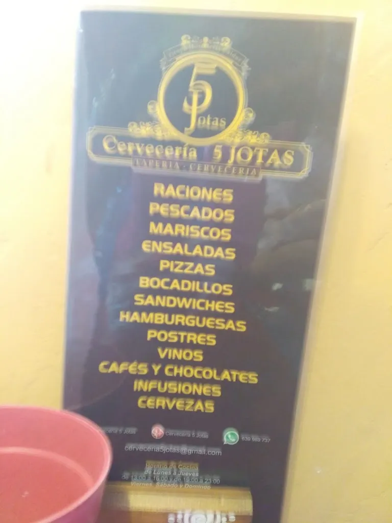 Menu_Taperia 5 Jotas_Caldas de Reis_image_4