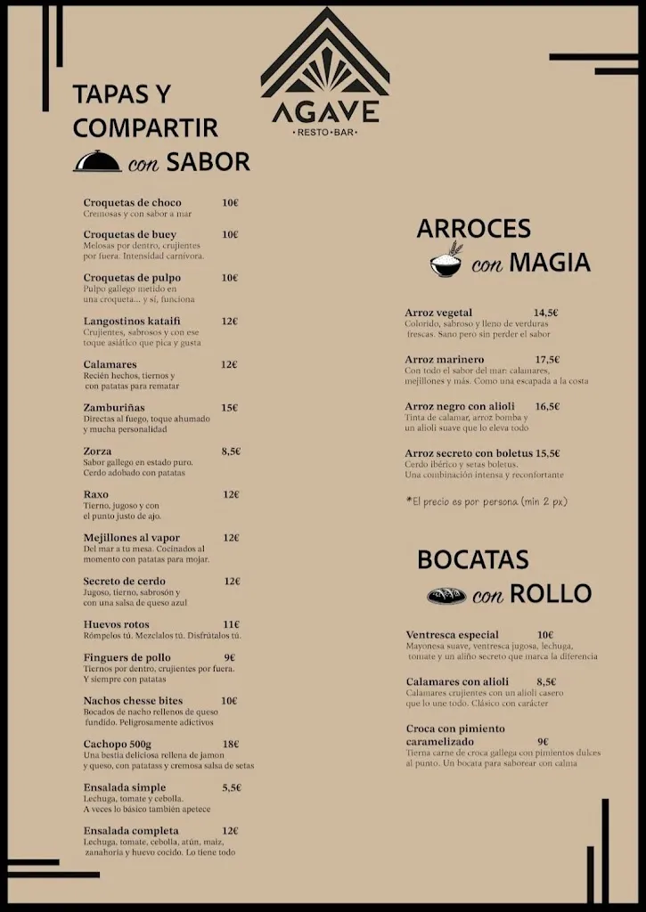 Menu_Agave Restobar_Caldas de Reis_image_2