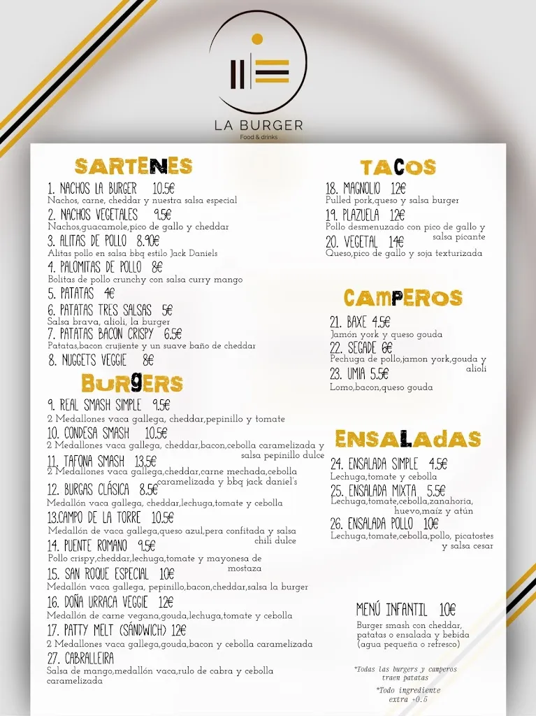 Menu_La Burger_Caldas de Reis_image_1