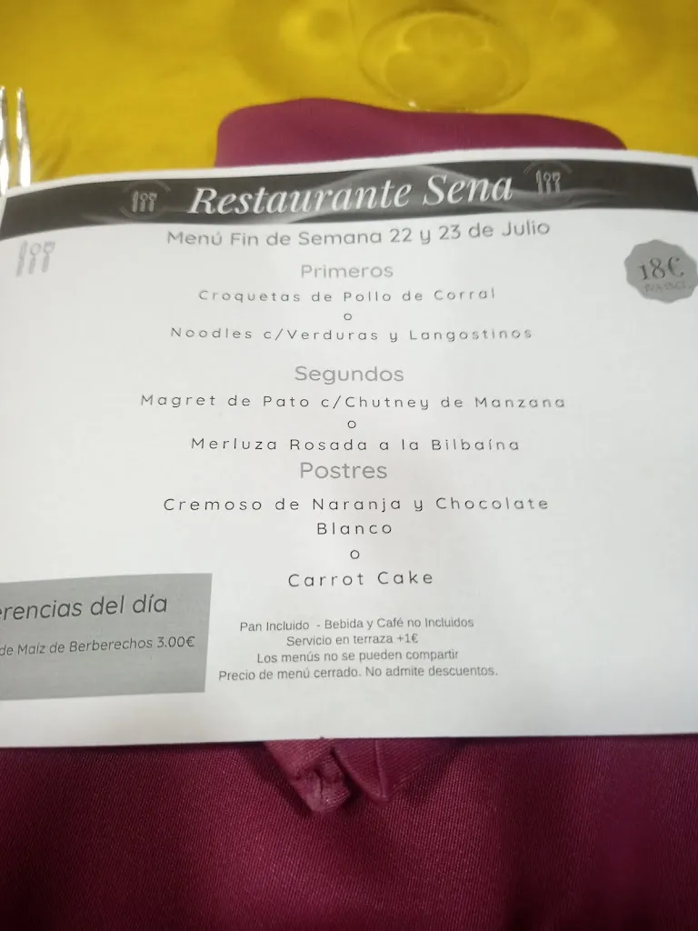 Menu_Restaurante Hotel Sena_Caldas de Reis_image_1