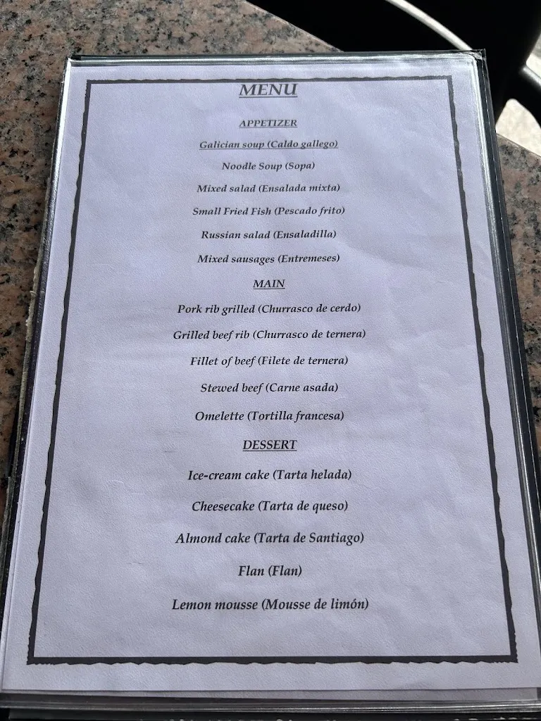 Menu_Parrillada Antonio_Caldas de Reis_image_1