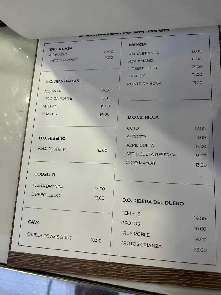 Menu_O Pincho da Avoa_Cañiza A_image_2