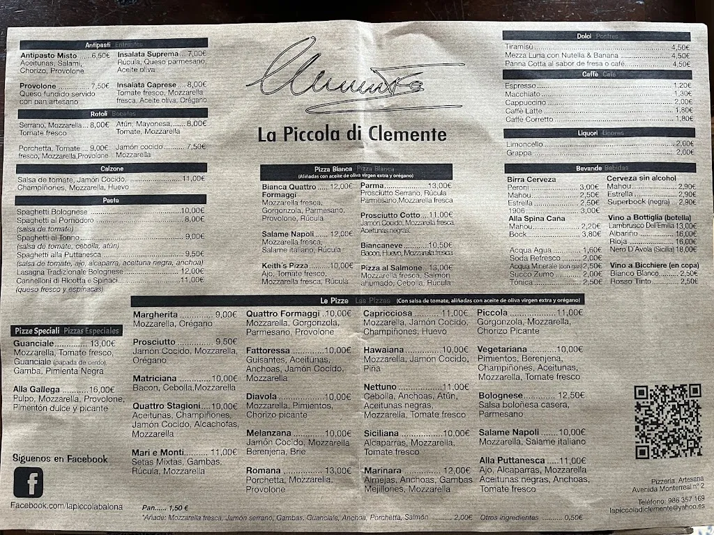 Menu_La Piccola di Clemente_Baiona_image_3