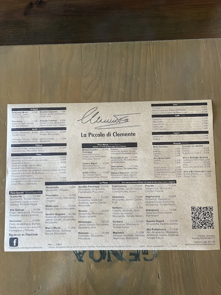 Menu_La Piccola di Clemente_Baiona_image_4