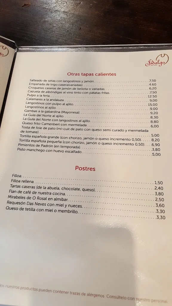 Menu_Fidalgo Mesón_Baiona_image_1