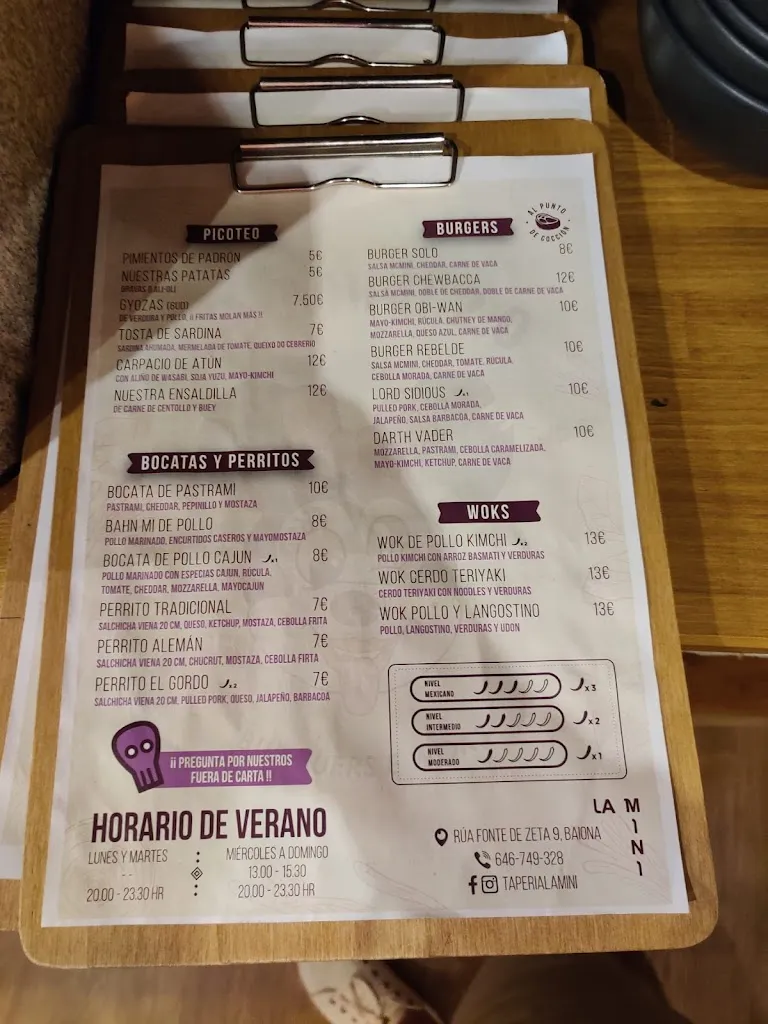 Menu_TAPERIA LA MINI_Baiona_image_3