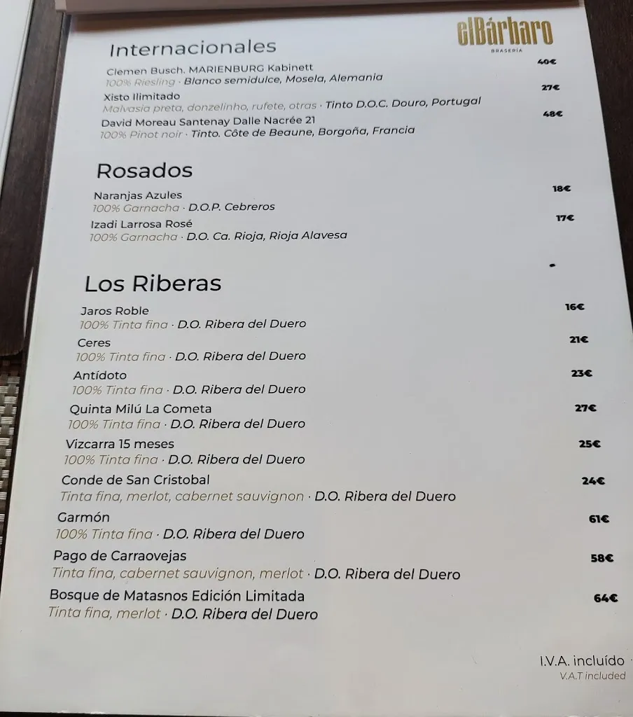 Menu_el Barbaro Brasería_Baiona_image_4
