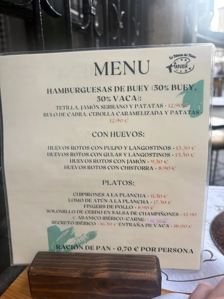 Menu_La Taberna Del Pintor_Baiona_image_2