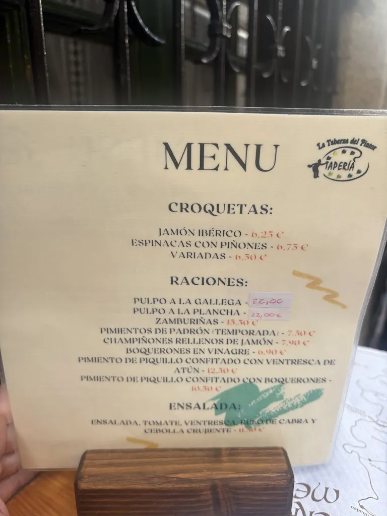 Menu_La Taberna Del Pintor_Baiona_image_3