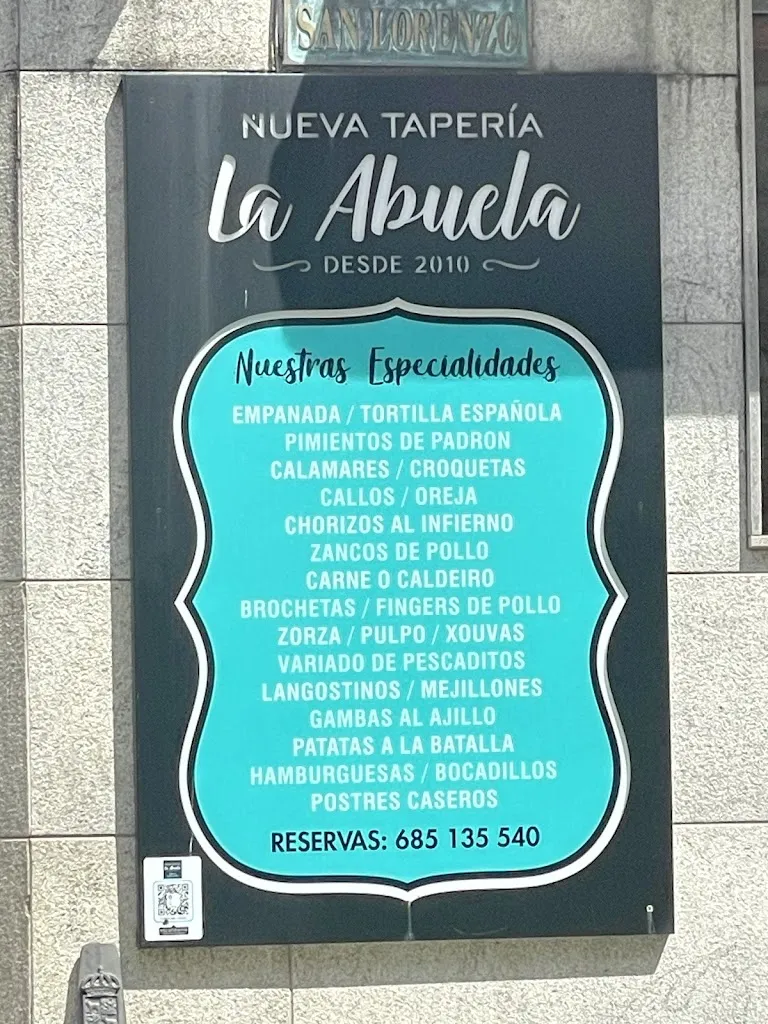 Menu_Tapería La Abuela_Baiona_image_1