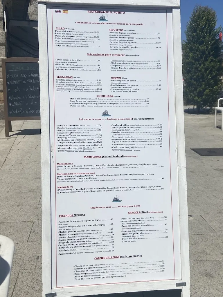 Menu_Restaurante El Puerto_Baiona_image_1