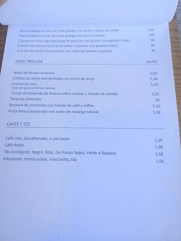 Menu_Restaurante Enxebre La Pinta_Baiona_immagine_1