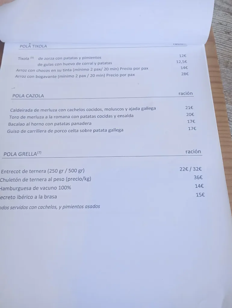 Menu_Restaurante Enxebre La Pinta_Baiona_immagine_2