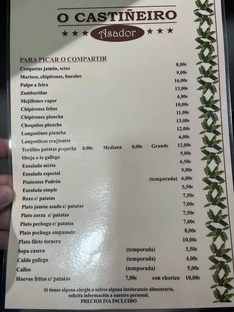 Menu_Restaurante Asador Pensión O Castiñeiro_Cerdedo_image_1