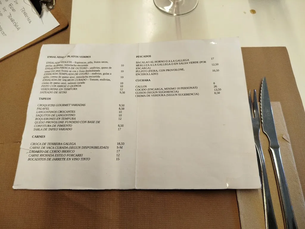 Menu_La de Perdiz Gastrobar_Cotobade_image_1