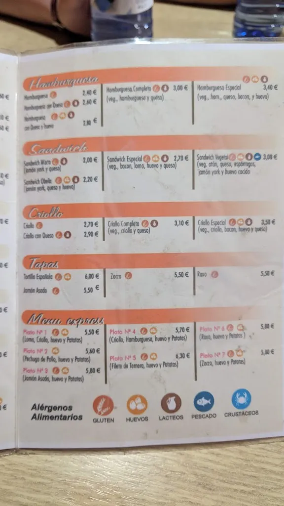 Menu_Bar café Obelix_Cotobade_image_2