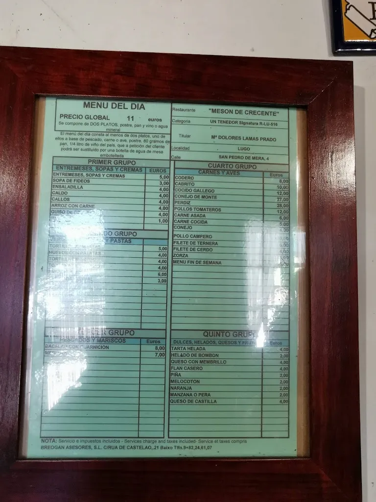 Menu_Mesón de Crecente_Crecente_image_2