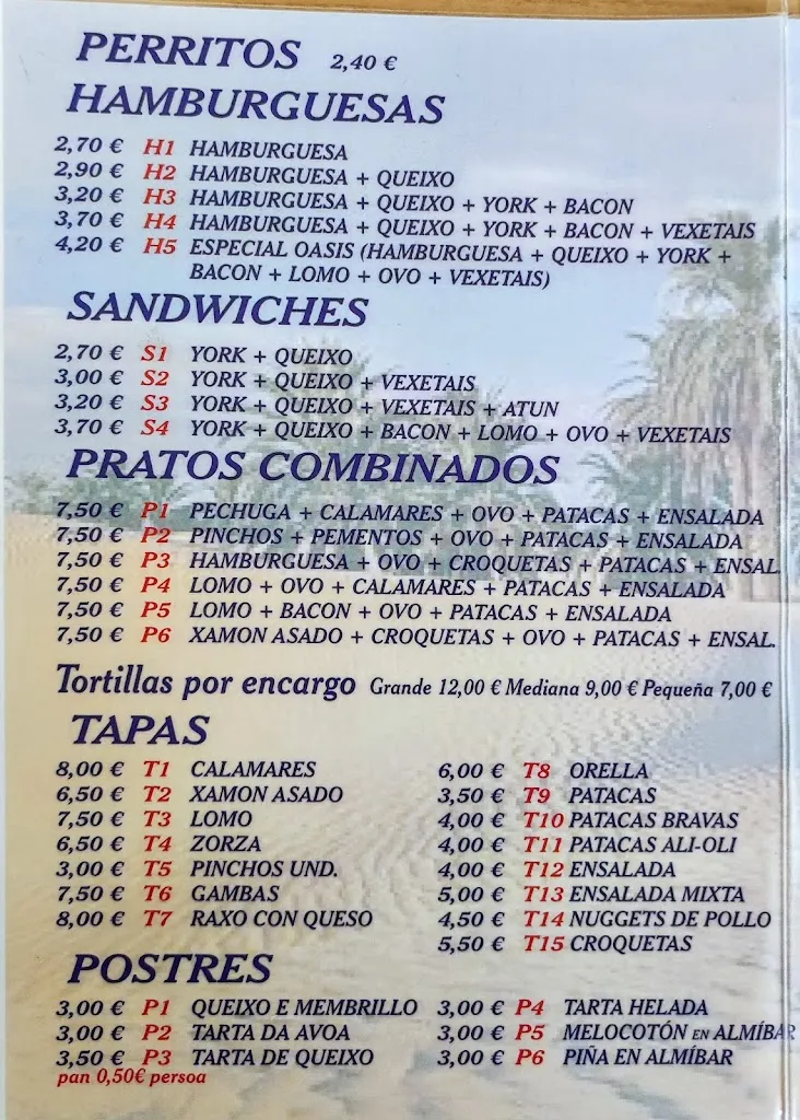 Menu_OASIS, taperia bocateria._Catoira_image_2