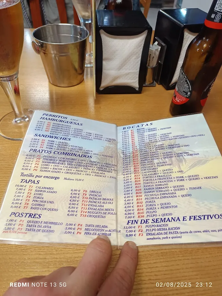 Menu_OASIS, taperia bocateria._Catoira_image_3