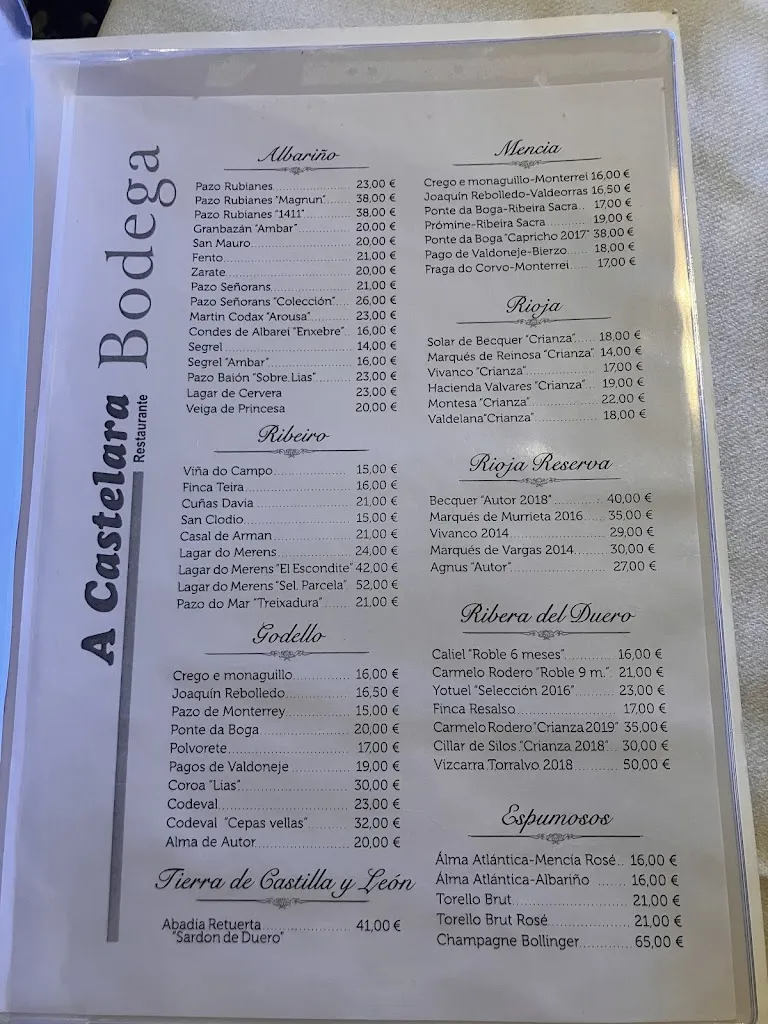 Menu_A Castelara_Catoira_image_1