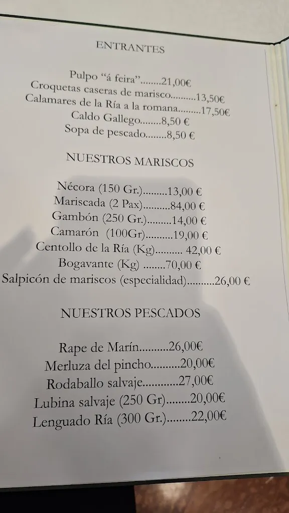 Menu_Hotel Restaurante Casa Rosita_Cambados_image_1