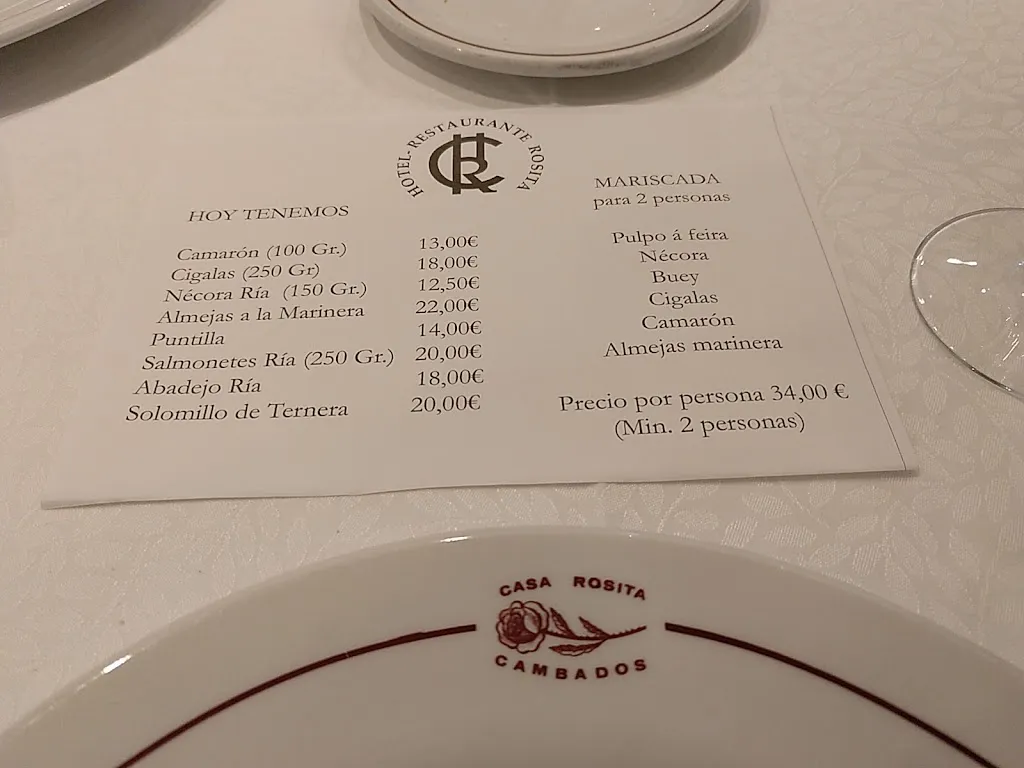 Menu_Hotel Restaurante Casa Rosita_Cambados_image_4