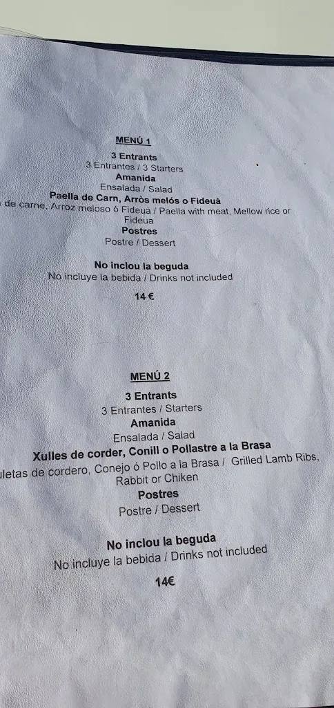 Menu_Restaurant Capri_Vall de Gallinera_image_2