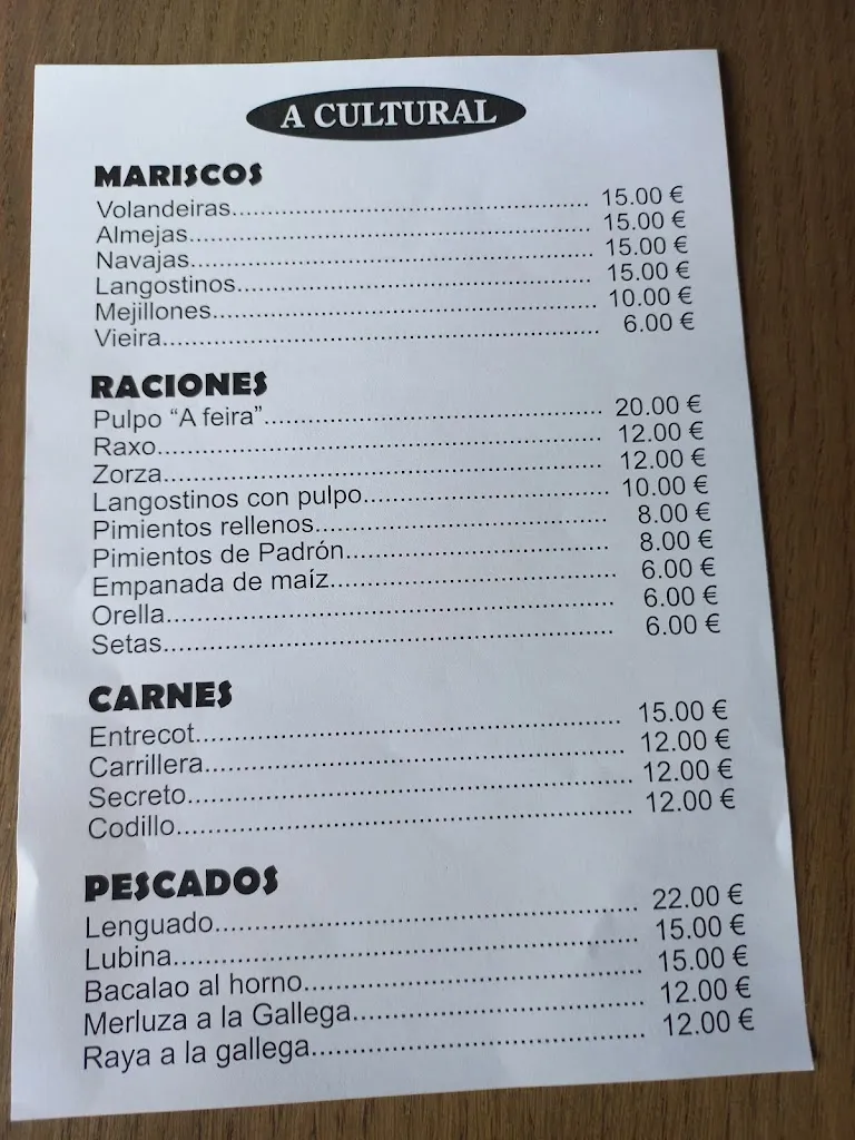 Menu_A Cultural Bar Restaurante_Cambados_image_2