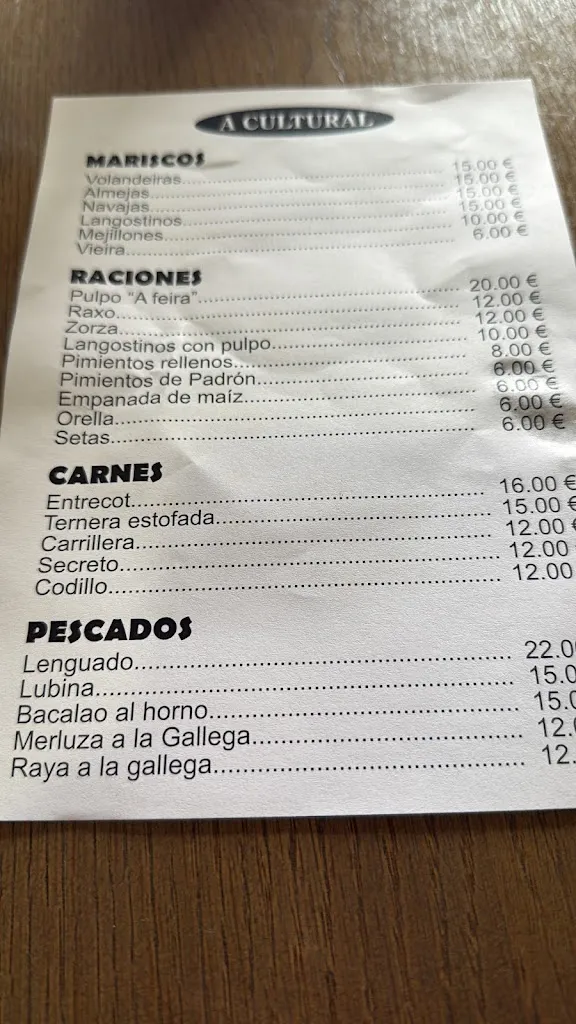 Menu_A Cultural Bar Restaurante_Cambados_image_3