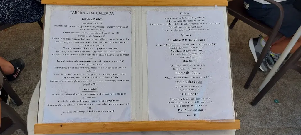 Menu_Taberna Da Calzada_Cambados_image_2