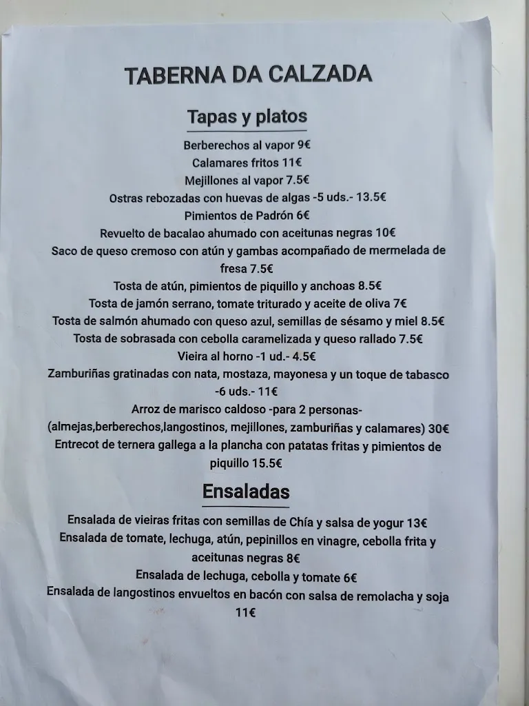 Menu_Taberna Da Calzada_Cambados_image_4