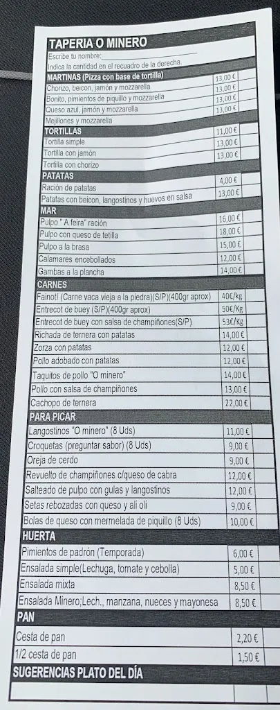 Menu_Restaurante Tapería o Minero_Cambados_image_3