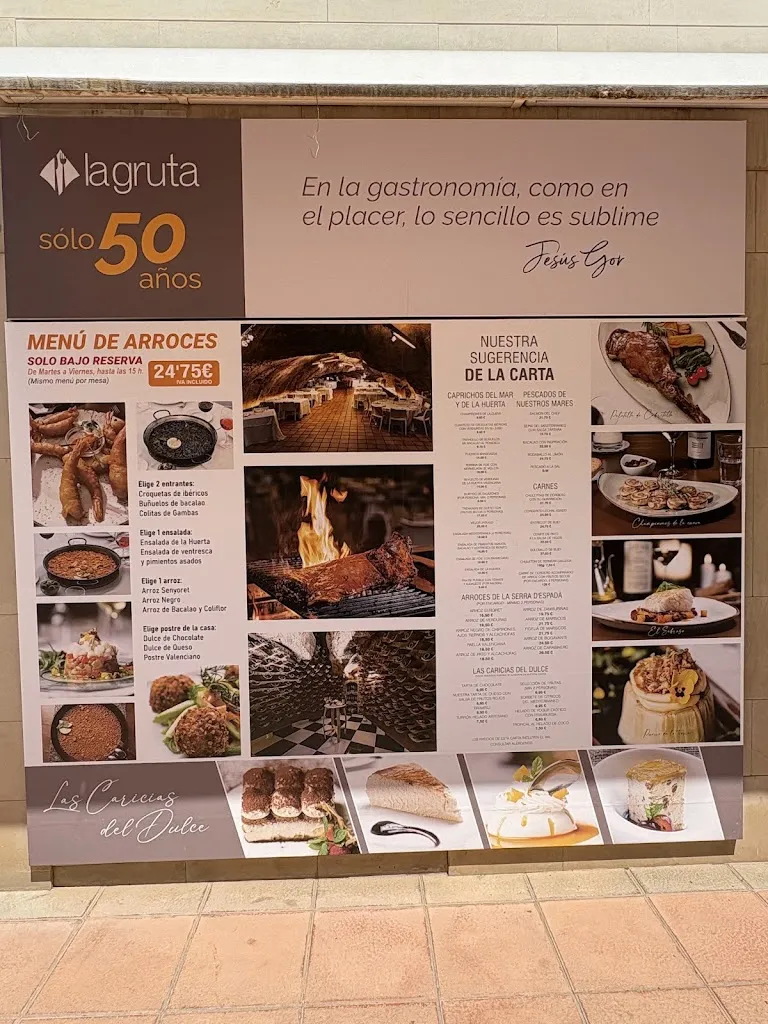 Menu_La Gruta | Restaurante en La Vall d'Uixó_Vall dEbo la_image_1