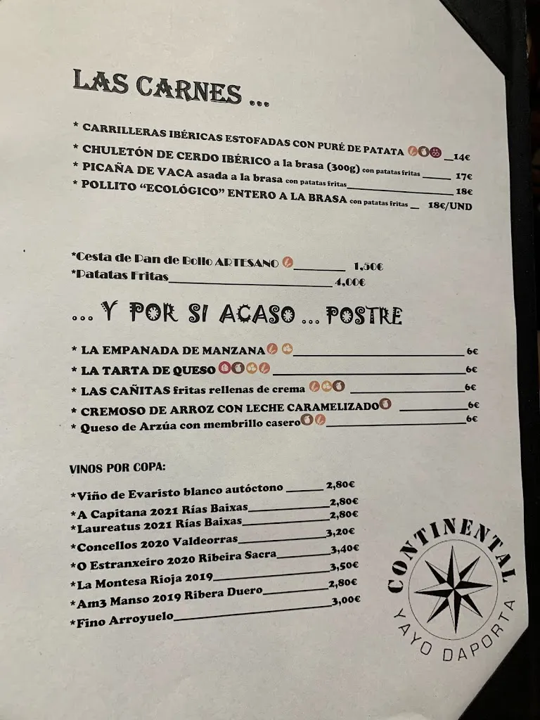 Menu_Tapería continental_Cambados_image_1
