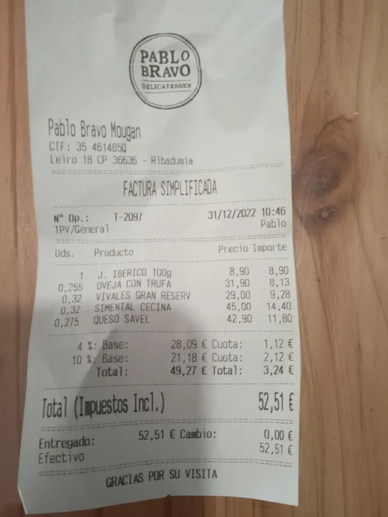 Pablo Bravo Delicatessen - Cambados restaurant in Cambados