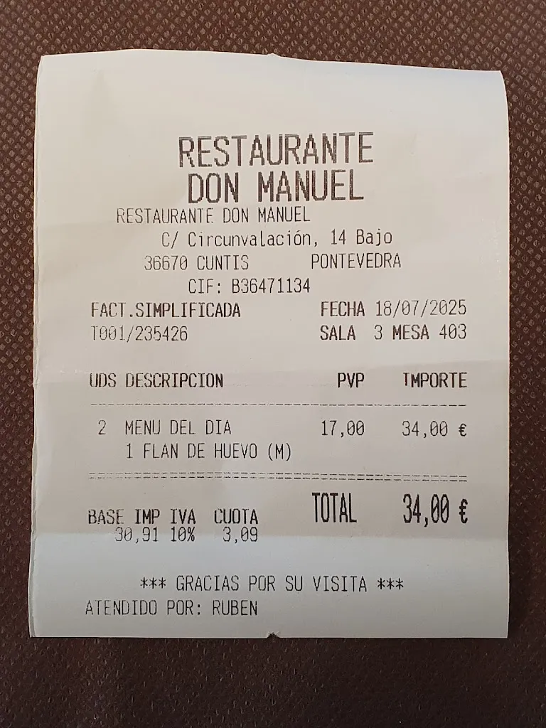 ta_RESTAURANTE & BAR DON MANUEL CUNTIS_Cuntis_review