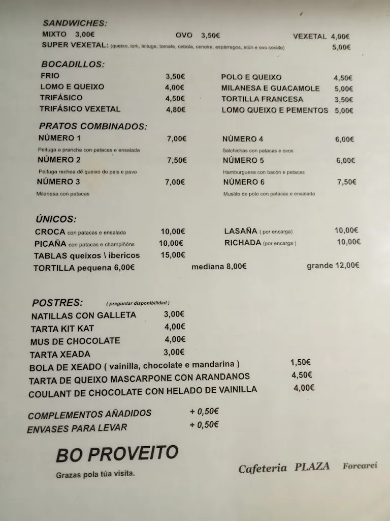 Menu_Cafetería Plaza_Forcarei_immagine_1