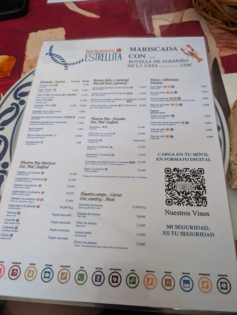 Menu_RESTAURANTE ESTRELLITA BUEU_Bueu_immagine_1