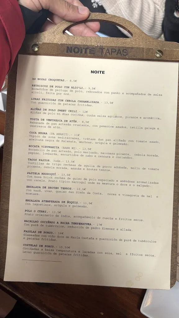 Menü_Noite Tapas_Bueu_Bild_1