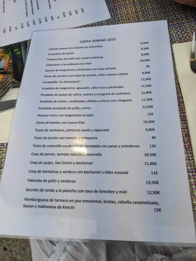 Menu_La Zarzamora_Bueu_immagine_2