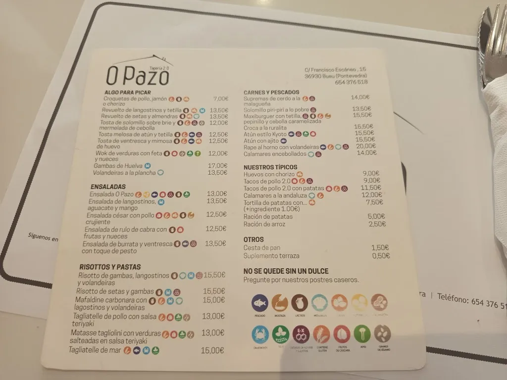 Menu_Restaurante O Pazo_Bueu_image_1